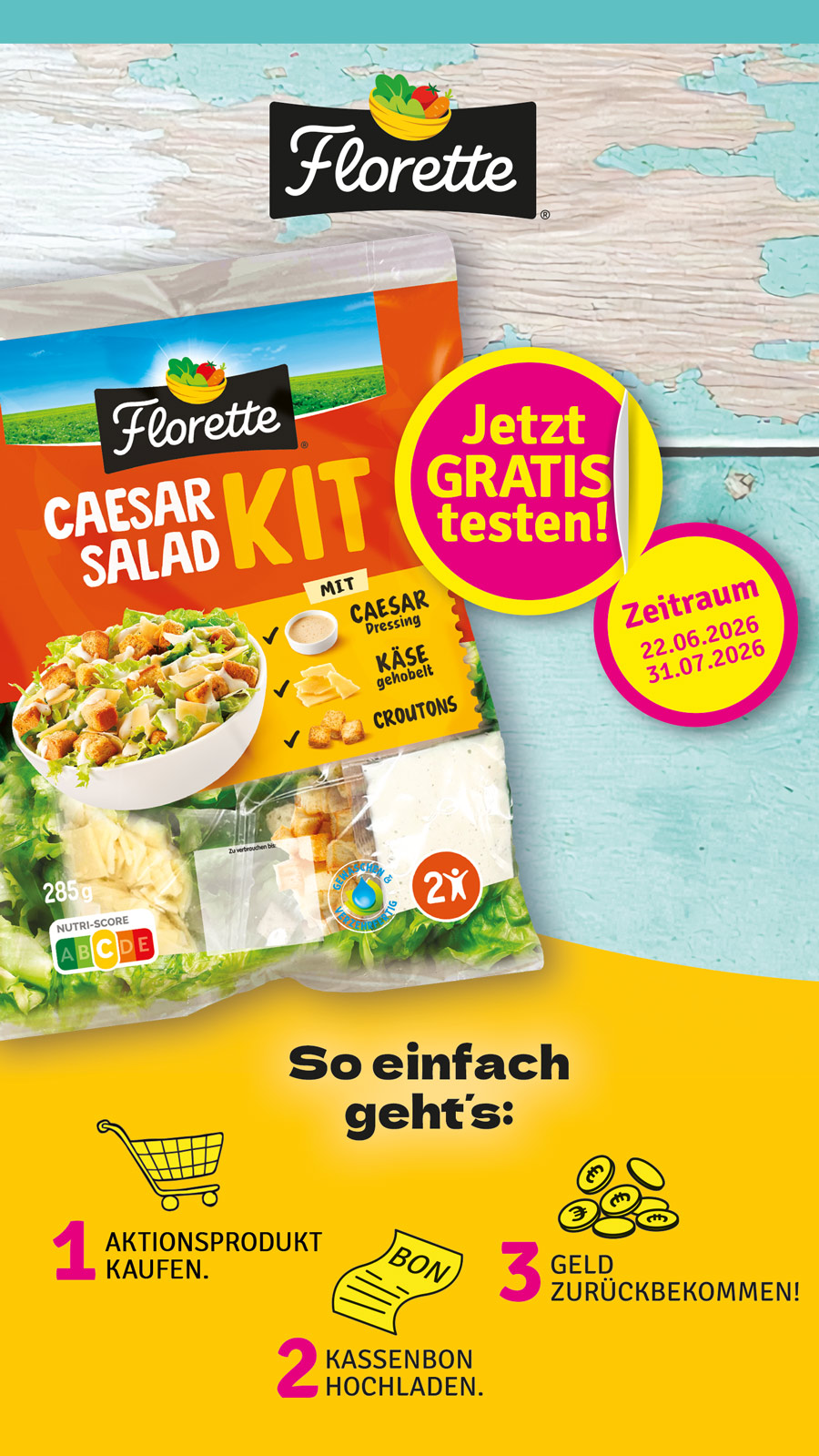 Florette Salad Kit Gratis Testen